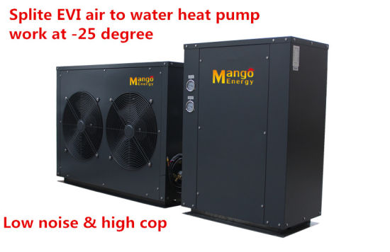 for Cold Area Evi 12kw Split Heat Pump