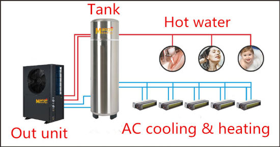316L Water Tank Air Conditioner Heat Pump