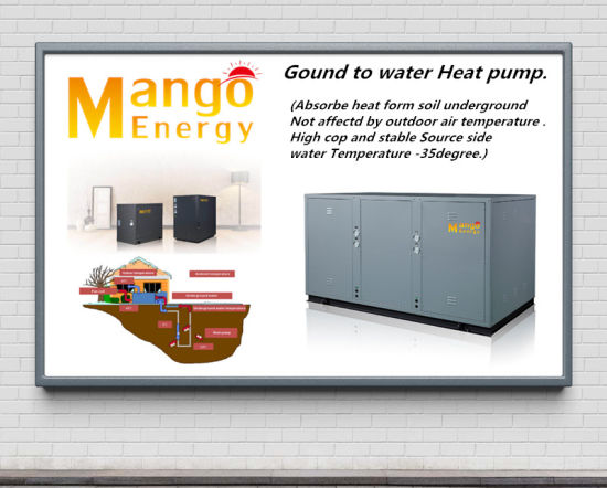 Winter Room Heating 15kw 20kw 25 Kw Inverter Geothermal Source Heat Pump.