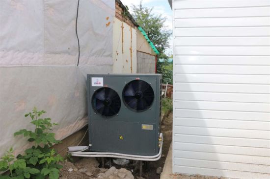 Air to Water Heat Pump with High Cop, Low Noise, High Efficiency (heating and cooling)