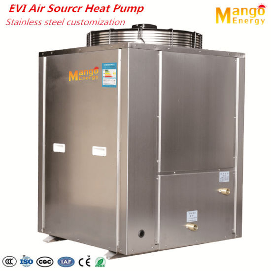 High Efficiency Evi Air to Water Heat Pump with Wavy Fin