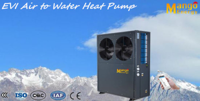 High Cop, Low Noise Air to Water Heat Pump Work at -25degree
