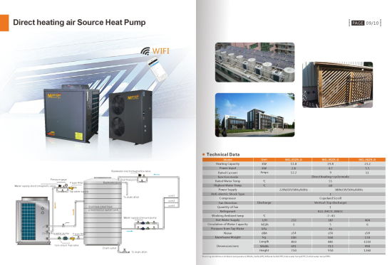 Evi Air to Water Heat Pump (Heating and cooling)