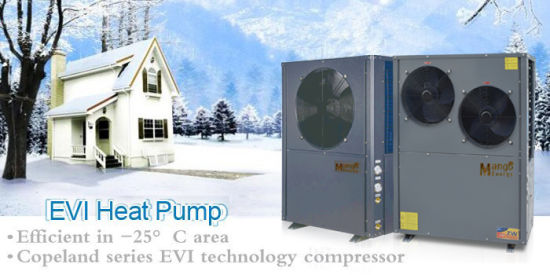 New Popular in 2018! ! ! High Efficiency Work in -25DC Area Evi Air to Water Heat Pump