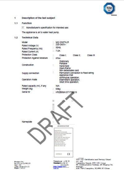 Middle Modeal! ! ! Water/Geothermal Source Heat Pump