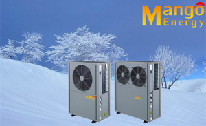 All in One Air Source Heat Pump (heating&cooling and 90 degC hot water) with High Cop