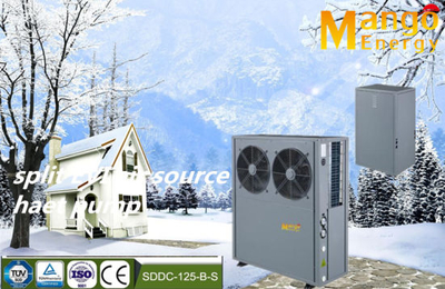 Poland -25c Cold Winter Heating Room 55c DC Inverter Splite Evi Air Source Heat Pump Domestic and Commercial