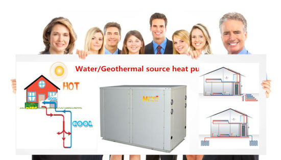 Commercial and Domestic Water/Geothermal Source Heat Pump 10.4-97.2kw Heating Capacity