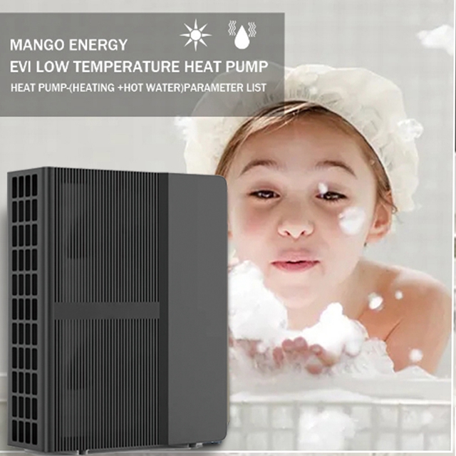 High Cop Minus 30c New Energy Inverter DC Heat Pumps For Heating And Hot Water R32 with Wifi Controlled Central Heating System for House