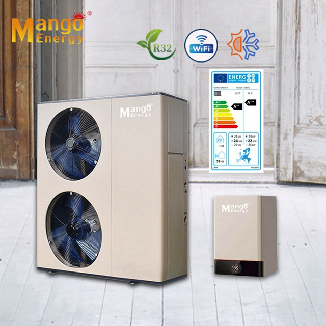 DC Inverter Heat pump For Heating Water to Air Heatpumo Inverter Air Source Heatpumps Manufacturers Pompa Ciepla Split System