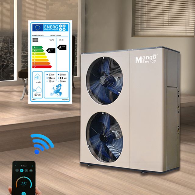 Extraordinary Home Heating Solution Monoblock Air Source Heat Pump Full DC Inverter -30 degree EVI R32