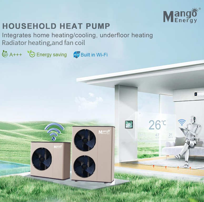 Factory price China R32 air source split system Heat Pump Water Heaters for heating cooling dhw Heatpump Air Water Heater Pumps Efficient Energy