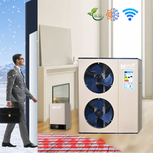 9Kw to 25 Kw R32 Split Inverter System Heat Pump Water Heater Air to Water Heat Pump for Central House Heating Cooling and Domestic Hot Water With WiFi