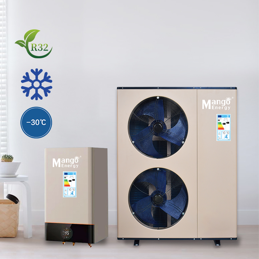 European Standard R32 Refrigerant High COP Split DC Inverter Air to Water Heat Pump for Household