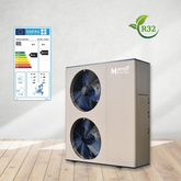 CE Standard Central Heating Air to Water Heat Pump Full DC Inverter with R32 -30C EVI Max 60C Outlet Water