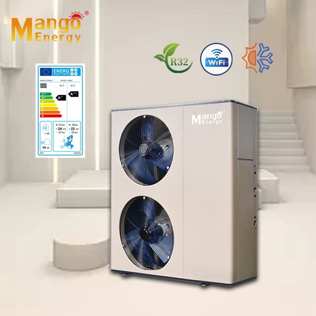 Air to Water Monoblock Heat Pumps DC Inverters Evi CE New Air Source for Low Temp Inverter R32 Water Heat Pump Water Heaters