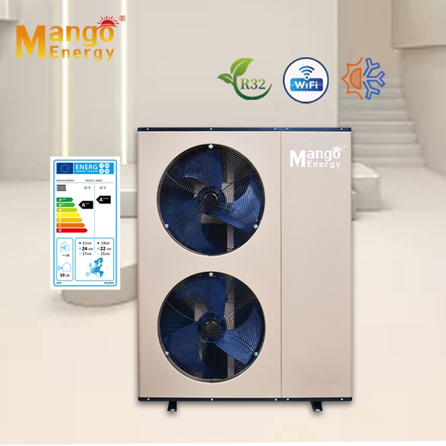 Efficient Energy Mango Heat pump For Heating household certificated Erp A+++ 9 KW TO 25 KW