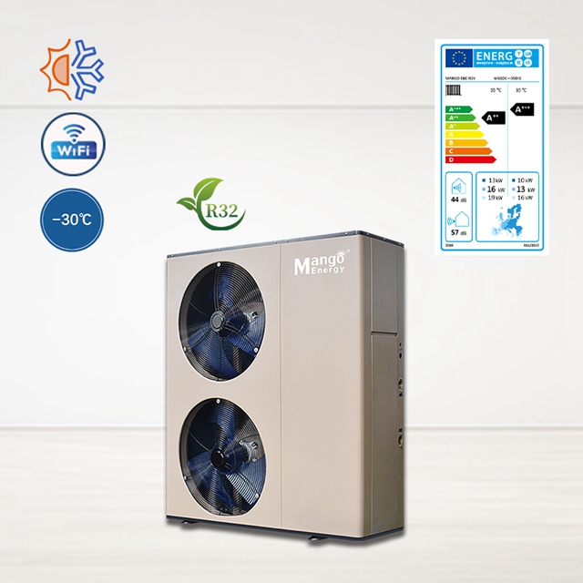 Factory Direct Sale Mango Energy -30C EVI Low Noise Split Air Source Heat Pump Full DC Inverter Heat Pump