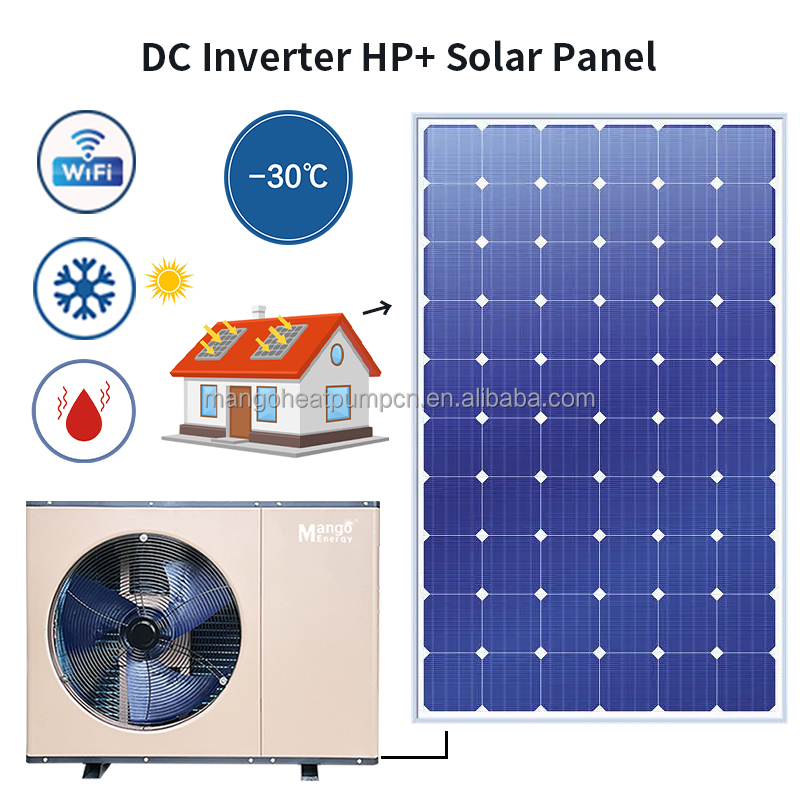 -30C EVI 9kW Heating Capacity Split Full DC Inverter Air to Water Heat Pump with WIFI High COP ERP A+++