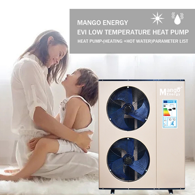 Efficient Energy Mango Heat Pump Erp A+++ Inverter Heatpump 9 Kw to 25 Kw for Heating Pass The Cold Winter R32