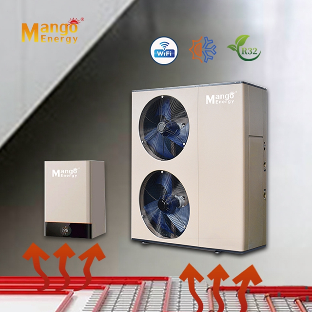 China Manufacturer OEM Split DC Inverter Air Source Heat Pump with WIFI R32 Air to Water Heat Pump